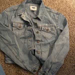 Old Navy crop denim jacket